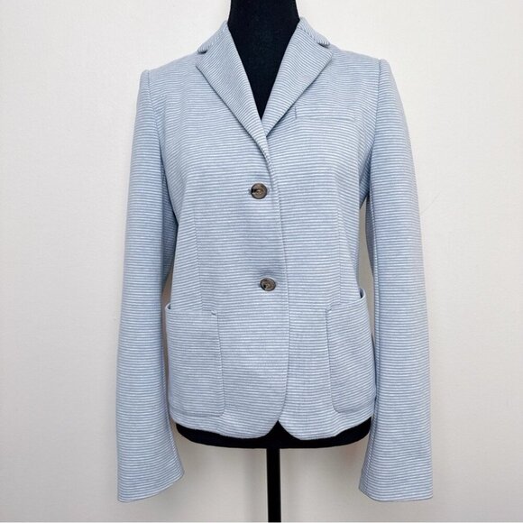 Gap Womens 6 Academy Stripe Stretch Ponte Blazer - Picture 1 of 15